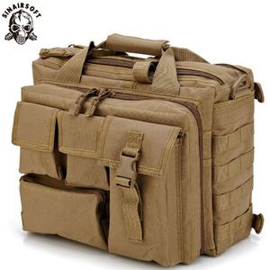 Sac à bandoulière tactique pour homme, imperméable, sac à dos de sport d'extérieur pour la randonnée avec compartiment pour ordinateur portable, appareil photo et système Molle ventilé - Product Image 1