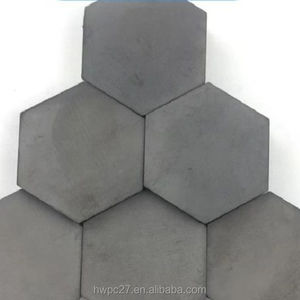 סיליקון שחור קרמיקה נקבובי אריח קרבי/משושה סיליקון קרביד קרביד צלחת קרמיקה - Product Image 6