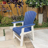 Chaise d'extérieur moderne, portable, écologique, imperméable, robuste, de qualité commerciale, en HDPE, résistante aux chocs, pour l'école, le parc