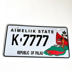 Plaques d'<span class=keywords><strong>immatriculation</strong></span> personnalisées en aluminium gaufré sur mesure pour voitures électriques - Finition brillante, couleur personnalisée, ajustement universel - Product Image 3