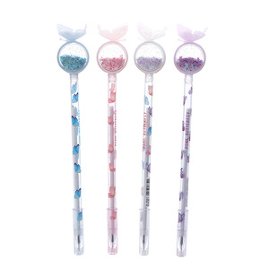 Pulangfang Butterfly Gel <b>Pen</b> 0.5mm Glitter Ink <b>Multi</b> <b>Colored</b> Needle Tip Student Office Stationery - Product Image 5