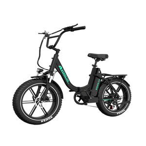 Bicicleta Eléctrica Plegable de 20 Pulgadas con Motor Trasero de 48V 500W, Neumáticos Gruesos 20x4.0, 7 Velocidades, Batería de Litio de Largo Alcance, KL6S - Product Image 5