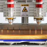 Cortadora de Pastel Ultrasónica Industrial con Máquina de Corte Triangular, Diamante y Cuadrado de Precisión para Fábrica de Panadería