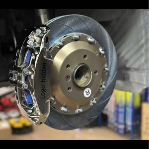 Kit d'étrier de frein avant Racing 9669 Big 6 Pistons pour Porsche 911 Turbo <span class=keywords><strong>GT3</strong></span> 718 991 3rs 2rs Cayman gt4 <span class=keywords><strong>rs</strong></span> 394mm * 34mm - Product Image 2