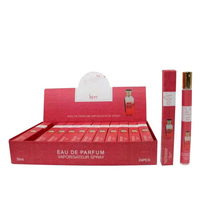 Parfum Arabe Chaud en Verre 35ml Tube à Essai Eau de Parfum Parfum Floral Longue Durée Vaporisateur Mini Dubaï Vente en Gros pour Hommes et Femmes