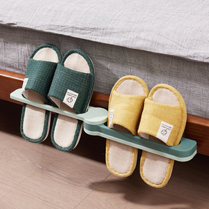 Bathroom Slipper Rack Wall Mounted Foldable Shoe Storage Shelf For Toilet With Durable Design In Yellow Blue Pink Green Colors - Product Image 4