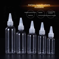 Bouteille compressible anti-lumière de haute qualité pour animaux de compagnie, 5-500 ml, pour vernis à ongles ou huile d'olive, avec embout pointu