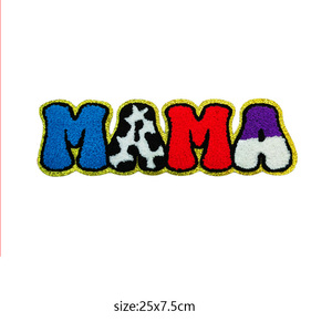 New Design Black History Chenille Patches Large Iron on <strong>Mama</strong> Patch for t Shirt <strong>Hoodies</strong> - Product Image 6