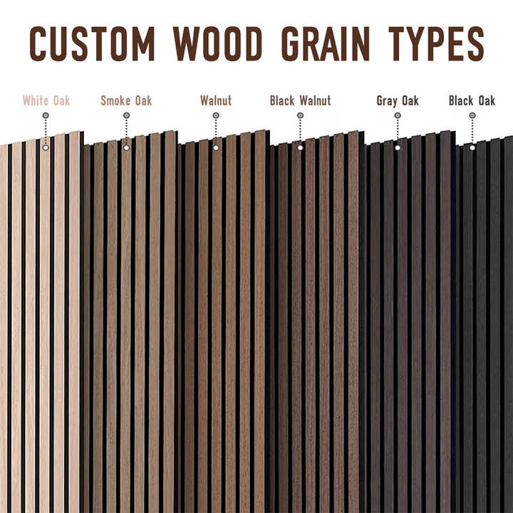 High Quality Modern Wood Acoustic Panel Decoration MDF Acoustic Ceiling Panels Custom Wood Veneer Acoustic Wall Paneling