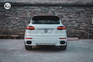 KM Premium Upgrade 9Y0.1 TKT Bodykit para <span class=keywords><strong>Cayenne</strong></span> 958,2 de alta calidad sin <span class=keywords><strong>GTS</strong></span> medio parachoques trasero mejora el atractivo visual del vehículo - Product Image 2