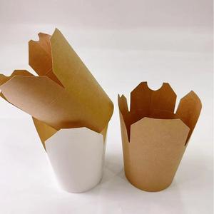 Scatole da Asporto per Pasta, <span class=keywords><strong>Pizza</strong></span>, <span class=keywords><strong>Panini</strong></span> ecc. in Carta Kraft con Logo Personalizzato, Impermeabili e Usa e Getta - Product Image 6