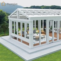 Kits d'enceinte de patio de serre de croissance en aluminium quatre saisons, maison, extérieur, jardin, maison en verre