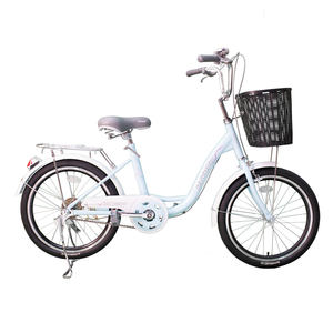 DIVANO-Tambor Delantero y Trasero para Bicicleta Urbana, Horquilla de Acero y Aluminio, 20 Pulgadas, Monociclo, Color Azul para Mujer - Product Image 1