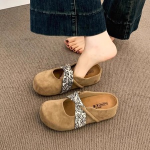 Mules pour femmes en cuir, version à talonnette interne, bout fermé, dessus en <span class=keywords><strong>nubuck</strong></span>, semelle extérieure en caoutchouc, doublure en microfibre, à enfiler - Product Image 2