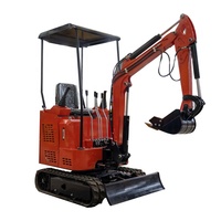 Mini-excavatrices sur chenilles chinoises Kubota Yanmar à moteur diesel, neuves, les plus petites, 1,5 tonne, à prix abordable