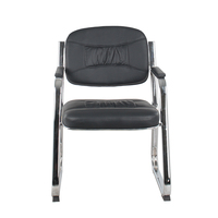 Chaise de salle à manger moderne en chrome noir pour usage hôtelier, vente en gros directe d'usine, personnalisation OEM