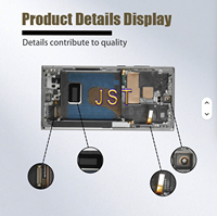 Pantalla de repuesto de prueba directa de fábrica 100% para Samsung S23Ultra Pantalla S23Ultra OLED Pantalla Lcd digitalizador