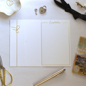 Enveloppe en papier cartonné recyclé <span class=keywords><strong>haut</strong></span> <span class=keywords><strong>de</strong></span> <span class=keywords><strong>gamme</strong></span> personnalisée avec logo en feuille d'or, pochette à monnaie, carte cadeau premium en satin - Product Image 6