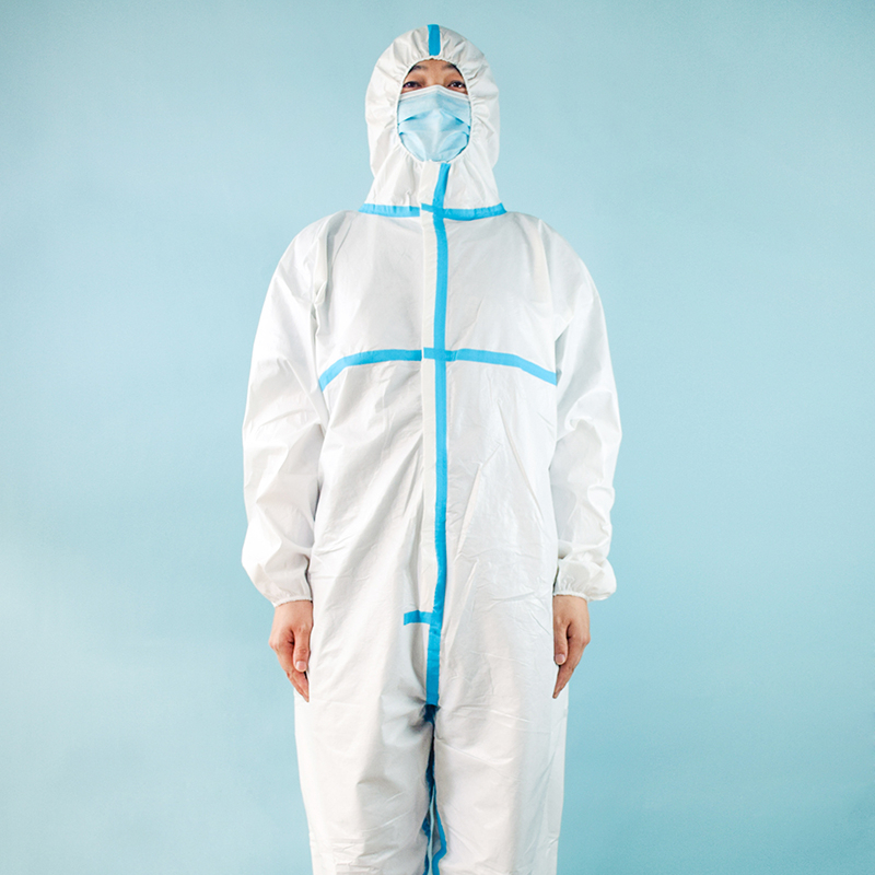 Одноразовая изолирующая одежда, дышащий одноразовый изолирующий халат, полиэтилен cpe, соответствует одноразовому изоляционному платью dongguan