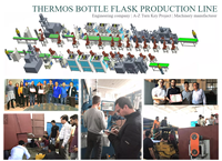 Machine de fabrication de thermos, machine de fabrication de bouteilles isolées, machine de formage de col, machine de formage de col en acier inoxydable, machine de fabrication de flacons sous vide
