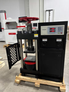 Máquina de Ensayo de Compresión Hidráulica para Concreto con Pantalla Digital de 200 kN, Bomba de <span class=keywords><strong>50</strong></span> MPa y Plato de Prueba de 290x230 mm - Product Image 3