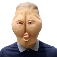 Nouveau masque drôle pour la tête entière, masque de fête pour adultes, mascarade, Pâques, réunion, vêtements de cosplay, masque en latex, accessoire bizarre