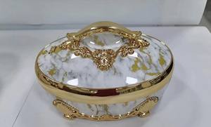 Elegante Olla Térmica Ovalada <span class=keywords><strong>de</strong></span> 4L, 5L, 6L, Recipiente Aislado para Alimentos Calientes, Cazuela Térmica <span class=keywords><strong>con</strong></span> Patas <span class=keywords><strong>de</strong></span> Mármol, Olla para Servir para Cenas Familiares Grandes - Product Image 4