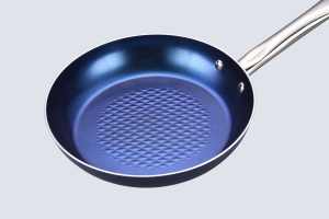 Design avanzato nuovo rilascio diamante ombreggiatura in acciaio inox manico in alluminio antiaderente padelle in metallo materiale - Product Image 3