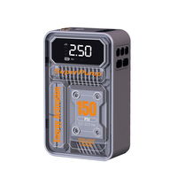 Portable 150PSI Moto Vélo Véhicule Pneu Pompe À Air 60W Filaire LED Affichage Numérique Électrique Gonfleur De Pneu