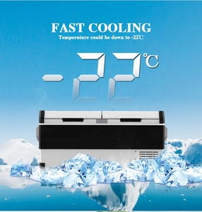 Refrigerador Portátil de Doble Zona para Camping, Nevera de 75/95L para Auto, Congelador para Exteriores, Enfriador de Bebidas y Frutas, Nevera para Auto de 12v - Product Image 5
