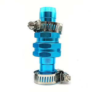 Connecteur de réparation de tuyau 5/8 po à raccord cannelé en aluminium forgé, durable, pour fixation de tuyaux en vrac, connecteurs d'eau de jardin - Product Image 3