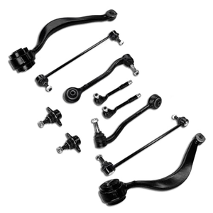 Frenzybro <span class=keywords><strong>Kit</strong></span> <span class=keywords><strong>de</strong></span> <span class=keywords><strong>suspension</strong></span> avant 10 pièces <span class=keywords><strong>Bras</strong></span> <span class=keywords><strong>de</strong></span> <span class=keywords><strong>suspension</strong></span> inférieur Rotule Barre stabilisatrice Biellette <span class=keywords><strong>de</strong></span> direction pour <span class=keywords><strong>BMW</strong></span> <span class=keywords><strong>X5</strong></span> <span class=keywords><strong>E53</strong></span> AWD 2000-2006 - Product Image 1