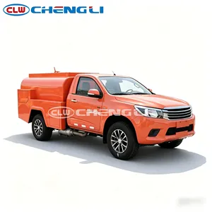 รถบรรทุกพ่นน้ำ 4x4 ราคาดีที่สุด ถังขนาด 1.15 ลูกบาศก์เมตร รถกระบะพ่นน้ำขนาดเล็กสำหรับทำความสะอาดถนนในเขตเทศบาล - Product Image 5