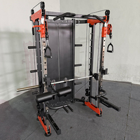 Machine Smith et rack à squats personnalisés en fer pour usage commercial en salle de sport - Équipement d'entraînement de force pour la remise en forme et la musculation