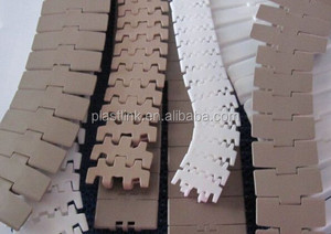 820-K325/K350/K400/K450/K600/K750 Surface caoutchoutée lamelle droite chaîne supérieure en plastique pour bande transporteuse haute vitesse - Product Image 5