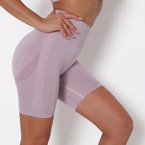 Leggings de Yoga de Cintura Alta con Efecto Push-Up, Transpirables, de Secado Rápido, de Spandex y Nailon, para Mujer, Color Morado - Product Image 6