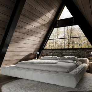 Cabaña Prefabricada de Acero en Forma de A con Construcción <span class=keywords><strong>Modular</strong></span> para Vacaciones y Glamping - Product Image 3
