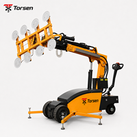 Pengangkat Vakum Elektrik Mobile 300kg 400kg 500kg 600kg 800kg untuk Penanganan Panel Kaca, Marmer, Granit, dan Batu