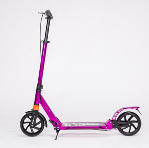 <strong>Kids</strong> Foldable Aluminum Alloy Foot <strong>Scooter</strong> Two PU Wheels Lightweight Outdoor <strong>Luggage</strong> Front/Rear Shock Absorption for Children - Product Image 4