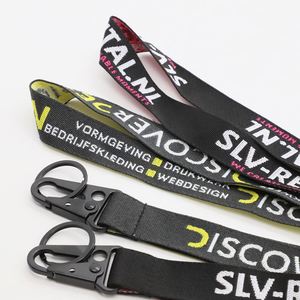 Cordons personnalisés en jacquard, robustes, avec crochet en forme d'aigle, design néerlandais, porte-badge pour employés d'entreprise - Product Image 4