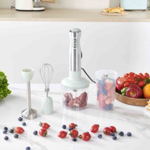 Vente en gros personnalisation 4 en 1 mélangeur électrique fouet mélangeur <span class=keywords><strong>de</strong></span> nourriture ensemble <span class=keywords><strong>de</strong></span> mélangeur à main mélangeur à immersion - Product Image 3