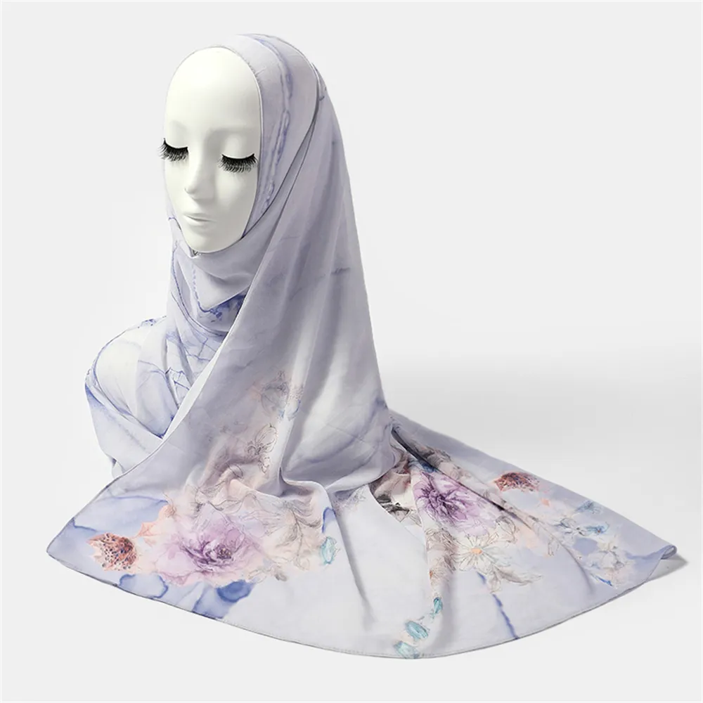 muslim tudung beaded bonnet one piece flower muslim hijab islamic hijab with stone turban scarf jilbab