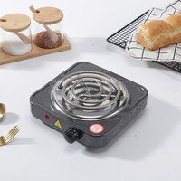 Petit appareil de cuisine 1000w, plaque chauffante à brûleur unique, cuisson électrique