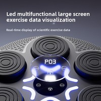 Nouvel équipement d'entraînement de boxe 2026 pour la maison, fixation murale, pour adultes et enfants, en PU, avec LED, musique intelligente et design moderne