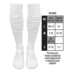 Não Slip Athletic Soccer Rugby <span class=keywords><strong>Socks</strong></span> Homens Branco Joelho Alto <span class=keywords><strong>Extra</strong></span> Longo Scrunch Rugby <span class=keywords><strong>Socks</strong></span> - Product Image 4
