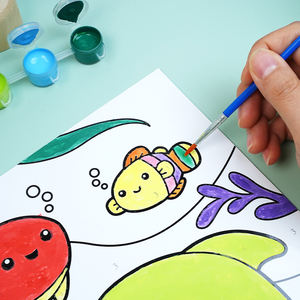 Kits de pintura personalizada WingArt por números, pintura al óleo DIY por números para niños y adultos, juguetes de dibujo para principiantes - Product Image 3