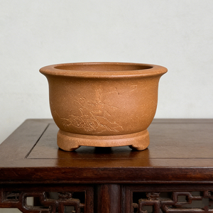 Macetas de Bonsái Yixing, Ecológicas, de <span class=keywords><strong>Arcilla</strong></span> Púrpura, con Drenaje Superior, Macetas Metálicas para Árboles, para el Hogar - Product Image 6