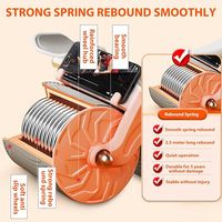 Rouleau Abdominal Automatique à Rebond avec Support Coudes, Tapis Genoux et Minuteur – Entraînement à Domicile pour Renforcement Musculaire et Tonification des Abdos