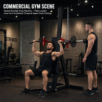 Équipement de fitness unisexe réglable, rack de musculation multifonction en acier, banc de musculation, presse à épaules