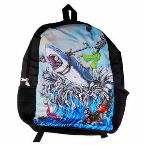 Mochila Unisex de Moda con Estampado de Calavera Colorida, Estilo Hip-Hop, 15 Pulgadas, Cierre de Cremallera, Múltiples Bolsillos, para Uso Diario, Poliéster, 20-37L - Product Image 2